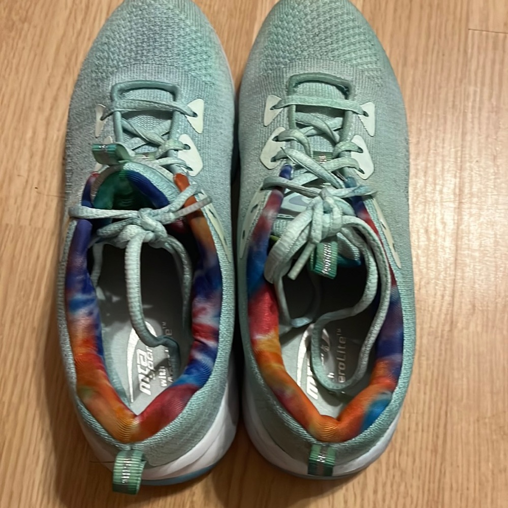 green tie-dye mia sport shoes size 6.5